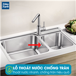 Chậu rửa chén Blanco – LEMIS XL 8-IF 570.27.189