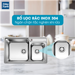 Chậu rửa chén Blanco – LEMIS XL 8-IF 570.27.189