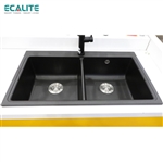 Chậu rửa đá đôi Granite 2A-Series Ecalite EGS-6006.8651B