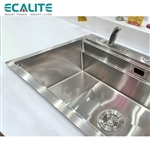 Chậu rửa chén 1 hộc lớn Vision Manual Sink Ecalite ESD-8250HS