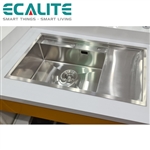 Chậu rửa chén 1 hộc lớn Vision Manual Sink Ecalite ESD-8650HS