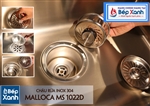 Chậu rửa chén Inox Malloca MS 1022D