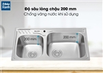 Chậu rửa chén Inox Malloca MS 1003 New