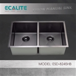 Chậu rửa chén Vision Manual Sink Ecalite ESD-8046HB