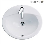 Chậu rửa Lavabo dương vành Caesar LF5018