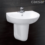 Chậu rửa Lavabo treo tường Caesar L2155 + Chân treo P2441