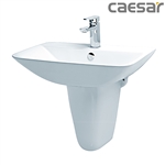 Chậu rửa Lavabo treo tường Caesar L2365 + Chân treo P2443