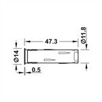 Công tắc chỉnh sáng tối không chạm Hafele 833.89.096