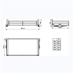 Giá để xoong nồi Hafele 549.08.868 - Cho tủ rộng 900 mm