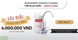 Hoàn tiền đến 4.000.000đ khi mua máy lọc nước Mitsubishi Cleansui từ 09.11 đến 25.11.2020 