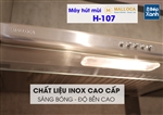 Máy hút mùi Cổ điển 70cm Malloca H107 (Thân Inox)