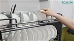 Kệ chén di động tủ trên nan Oval C-Series Lift-Basket Ecalite EL-BL8000CH