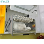 Kệ chén di động tủ trên Lift-Basket Ecalite EL-BL80SS