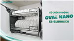 Kệ chén di động tủ trên nan Oval C-Series Lift-Basket Ecalite EL-BL8000CH