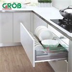 Kệ đựng dao thớt inox hộp tủ 300 Grob GH-30