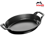 Khay oval màu đen Staub 29cm - Màu đen