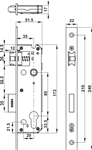 Khóa Điện Tử DL6600- TC Hafele 912.20.145 - Đã gồm pin