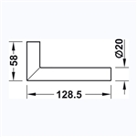 Khóa điện tử tay nắm ngoài Hafele 917.63.601