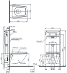 Bàn Cầu Treo Tường ToTo CW682/TC375CVK