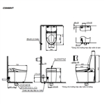 Bàn Cầu Neorest ToTo CS988VT/TCF9575Z/T53P100VR