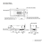 Bồn Tắm Nhựa Cao Cấp ToTo PAY1725VC/TBVF411