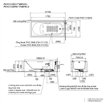 Bồn Tắm Nhựa Cao Cấp ToTo PAY1710HV/TBVF411