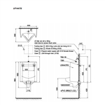 Bồn Tiểu Nam Treo Tường ToTo UT447S#W