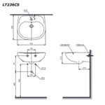 Chậu Rửa Treo Tường ToTo LT236CS#W