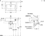 Chậu Rửa Bán Âm Bàn ToTo LW647CJWF