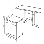 Máy Rửa Chén Độc Lập Series 4 Bosch SMS4EMI01E / Nhập Khẩu Ba Lan