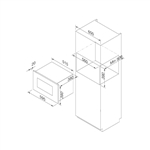 Lò Vi Sóng Âm Tủ Malloca MW-925BF