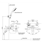 Bộ Sen Tắm Nóng Lạnh ToTo TBG04302V-TBW01010A