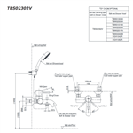 Sen Tắm Nóng Lạnh TOTO TBS02302V