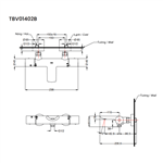 Sen Tắm Nóng Lạnh TOTO TBV01402B