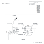 Sen Tắm Nóng Lạnh TOTO TBS03302V