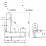 Thanh Tay Vịn ToTo T113HK7R/T110D17S