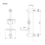 Thanh Trượt Sen Tắm ToTo DS709R