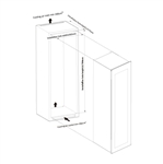 Tủ rượu âm tủ Malloca MWC-95BI - 95 chai - 241L