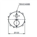 Van Điều Chỉnh Nhiệt Độ TOTO TBV01408B