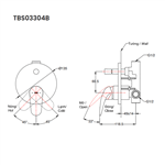 Van Điều Chỉnh Nóng Lạnh ToTo TBS03304B