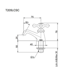 Vòi Chậu ToTo T205LCSC