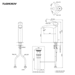 Vòi Chậu ToTo TLG09303V Nóng Lạnh