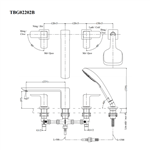 Vòi Xả Bồn Gắn Bệ Đá ToTo TBG02202B