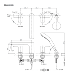 Vòi Xả Bồn Gắn Bệ Đá ToTo TBG04202B