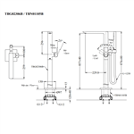 Vòi Xả Bồn Đặt Sàn ToTo TBG02306B/TBN01105B