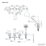 Vòi Xả Bồn Gắn Bệ Đá ToTo TBG07202A
