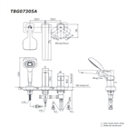 Vòi Xả Bồn Gắn Bệ Đá ToTo TBG07305A