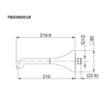 Vòi Xả Bồn Gắn Tường ToTo TBG08001B