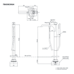 Vòi Xả Bồn Đặt Sàn ToTo TBG08306A/TBN01105B