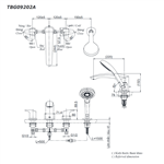 Vòi Xả Bồn Gắn Bệ Đá ToTo TBG09202A